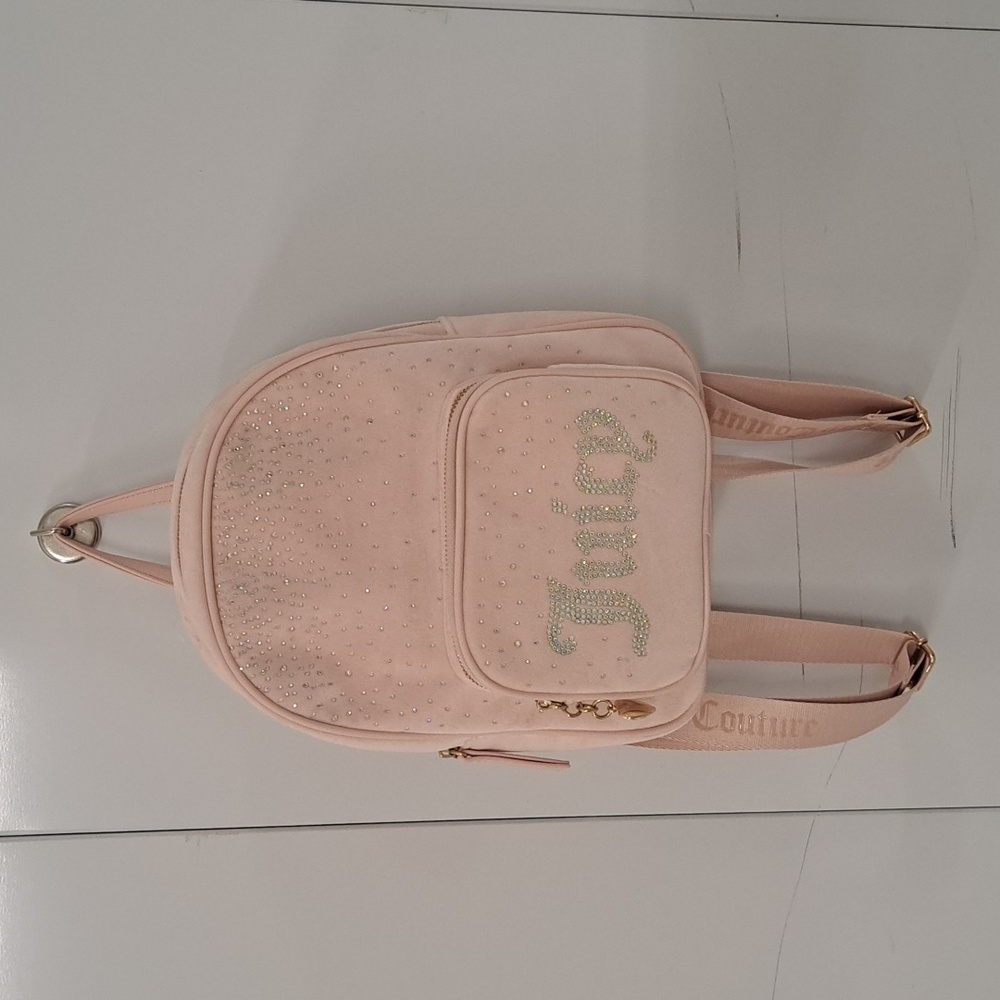 Nwt juice couture pink let it shine backpack